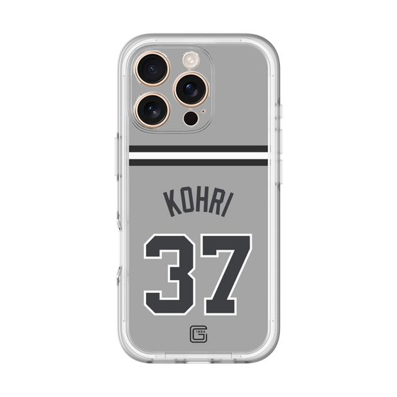 スリムプロテクションプレミアムケース［ 読売ジャイアンツ - #37 KOHRI - ビジター ］