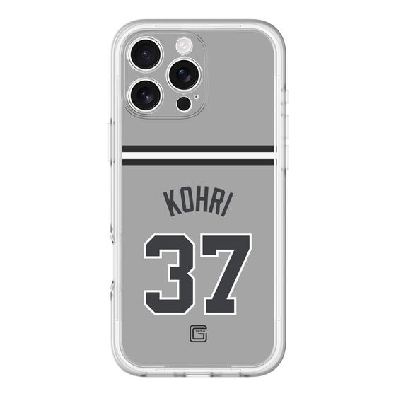 スリムプロテクションプレミアムケース［ 読売ジャイアンツ - #37 KOHRI - ビジター ］