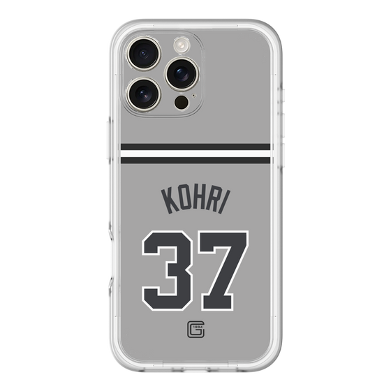 スリムプロテクションプレミアムケース［ 読売ジャイアンツ - #37 KOHRI - ビジター ］