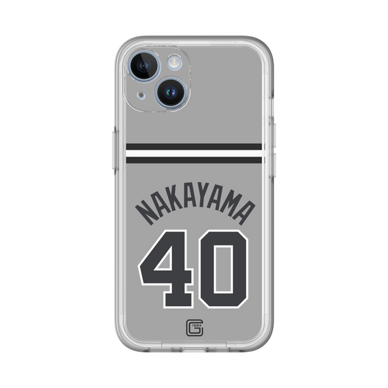 スリムプロテクションプレミアムケース［ 読売ジャイアンツ - #40 NAKAYAMA - ビジター ］