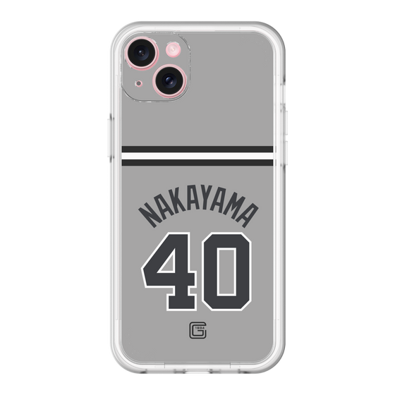 スリムプロテクションプレミアムケース［ 読売ジャイアンツ - #40 NAKAYAMA - ビジター ］