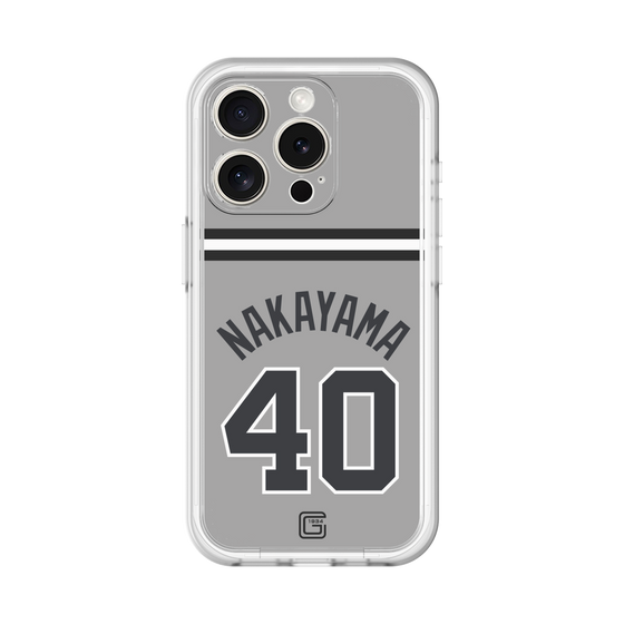 スリムプロテクションプレミアムケース［ 読売ジャイアンツ - #40 NAKAYAMA - ビジター ］