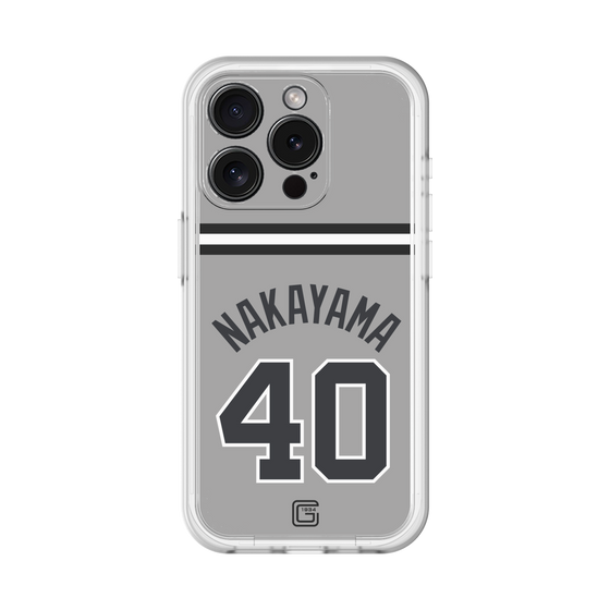 スリムプロテクションプレミアムケース［ 読売ジャイアンツ - #40 NAKAYAMA - ビジター ］