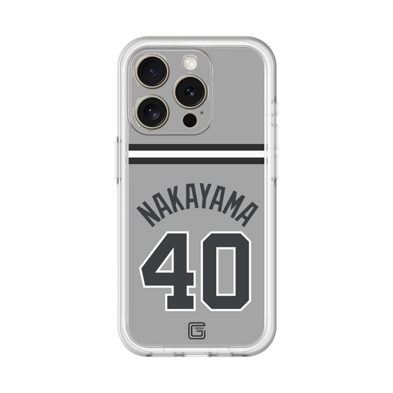 スリムプロテクションプレミアムケース［ 読売ジャイアンツ - #40 NAKAYAMA - ビジター ］