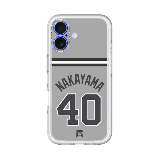 スリムプロテクションプレミアムケース［ 読売ジャイアンツ - #40 NAKAYAMA - ビジター ］