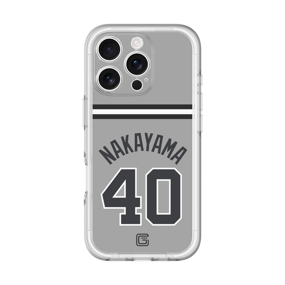 スリムプロテクションプレミアムケース［ 読売ジャイアンツ - #40 NAKAYAMA - ビジター ］