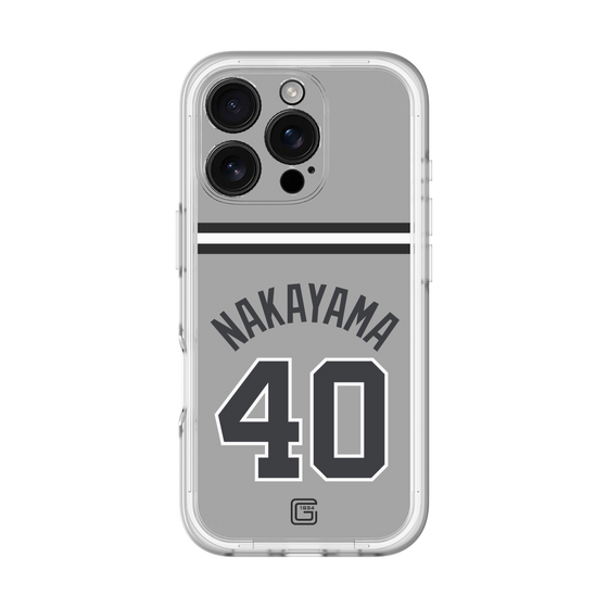 スリムプロテクションプレミアムケース［ 読売ジャイアンツ - #40 NAKAYAMA - ビジター ］