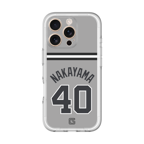 スリムプロテクションプレミアムケース［ 読売ジャイアンツ - #40 NAKAYAMA - ビジター ］