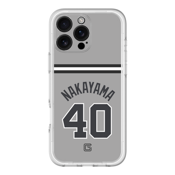 スリムプロテクションプレミアムケース［ 読売ジャイアンツ - #40 NAKAYAMA - ビジター ］