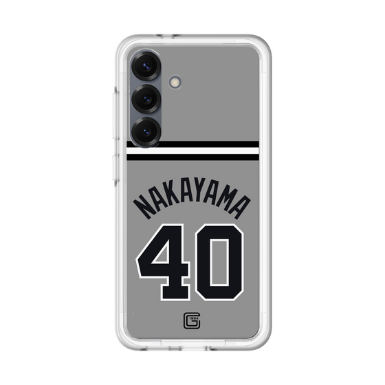 スリムプロテクションプレミアムケース［ 読売ジャイアンツ - #40 NAKAYAMA - ビジター ］