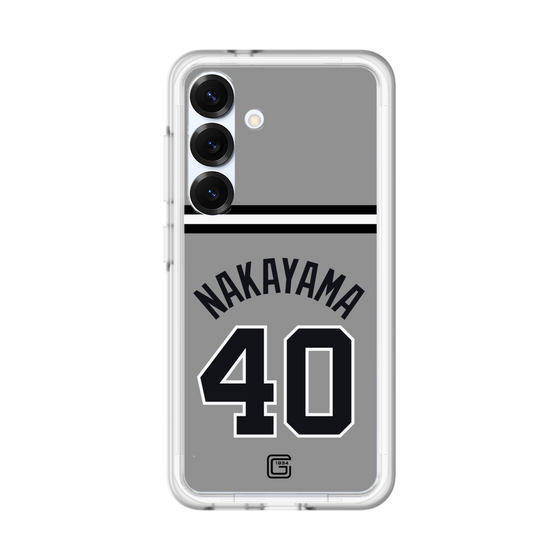 スリムプロテクションプレミアムケース［ 読売ジャイアンツ - #40 NAKAYAMA - ビジター ］