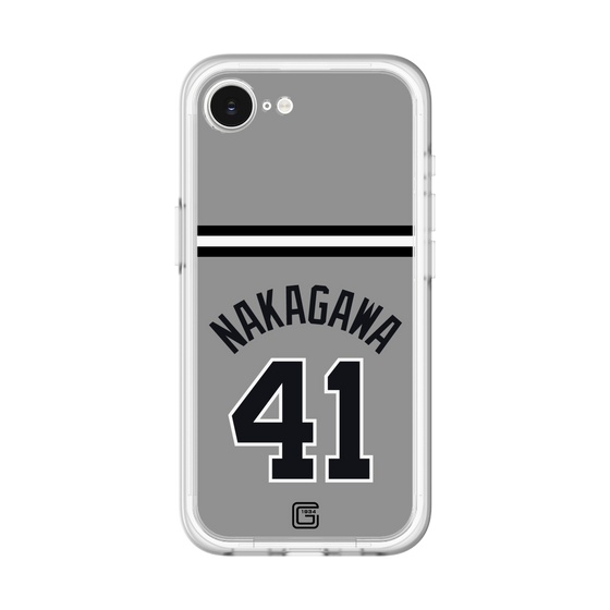 スリムプロテクションプレミアムケース［ 読売ジャイアンツ - #41 NAKAGAWA - ビジター ］
