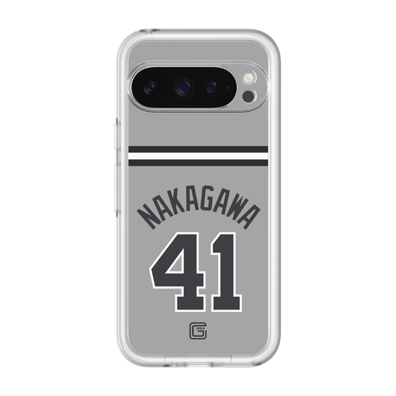 スリムプロテクションプレミアムケース［ 読売ジャイアンツ - #41 NAKAGAWA - ビジター ］