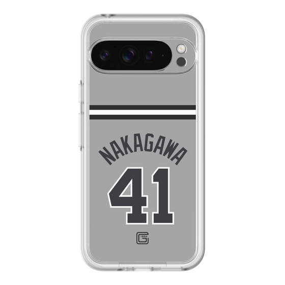 スリムプロテクションプレミアムケース［ 読売ジャイアンツ - #41 NAKAGAWA - ビジター ］