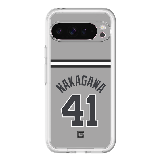 スリムプロテクションプレミアムケース［ 読売ジャイアンツ - #41 NAKAGAWA - ビジター ］