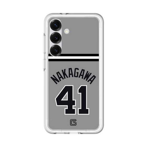 スリムプロテクションプレミアムケース［ 読売ジャイアンツ - #41 NAKAGAWA - ビジター ］
