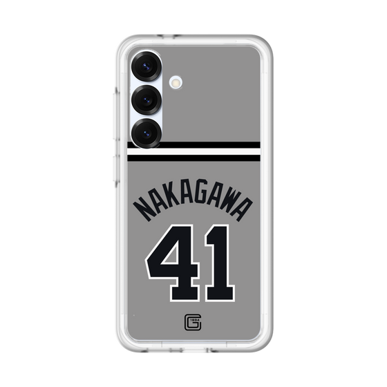 スリムプロテクションプレミアムケース［ 読売ジャイアンツ - #41 NAKAGAWA - ビジター ］