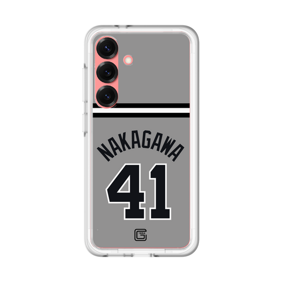 スリムプロテクションプレミアムケース［ 読売ジャイアンツ - #41 NAKAGAWA - ビジター ］
