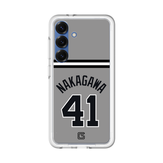 スリムプロテクションプレミアムケース［ 読売ジャイアンツ - #41 NAKAGAWA - ビジター ］