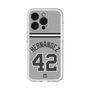 スリムプロテクションプレミアムケース［ 読売ジャイアンツ - #42 HERNANDEZ - ビジター ］