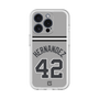 スリムプロテクションプレミアムケース［ 読売ジャイアンツ - #42 HERNANDEZ - ビジター ］