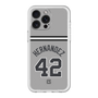 スリムプロテクションプレミアムケース［ 読売ジャイアンツ - #42 HERNANDEZ - ビジター ］