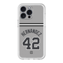 スリムプロテクションプレミアムケース［ 読売ジャイアンツ - #42 HERNANDEZ - ビジター ］