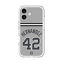 スリムプロテクションプレミアムケース［ 読売ジャイアンツ - #42 HERNANDEZ - ビジター ］