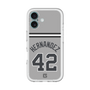 スリムプロテクションプレミアムケース［ 読売ジャイアンツ - #42 HERNANDEZ - ビジター ］
