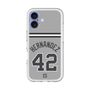 スリムプロテクションプレミアムケース［ 読売ジャイアンツ - #42 HERNANDEZ - ビジター ］