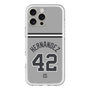 スリムプロテクションプレミアムケース［ 読売ジャイアンツ - #42 HERNANDEZ - ビジター ］