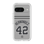スリムプロテクションプレミアムケース［ 読売ジャイアンツ - #42 HERNANDEZ - ビジター ］