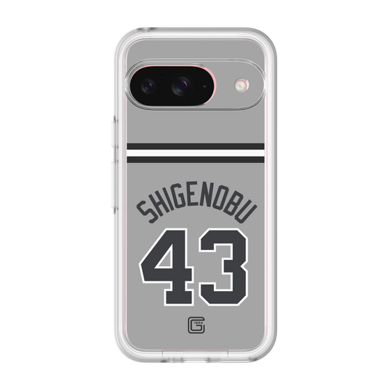 スリムプロテクションプレミアムケース［ 読売ジャイアンツ - #43 SHIGENOBU - ビジター ］