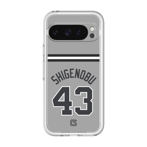 スリムプロテクションプレミアムケース［ 読売ジャイアンツ - #43 SHIGENOBU - ビジター ］