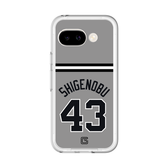 スリムプロテクションプレミアムケース［ 読売ジャイアンツ - #43 SHIGENOBU - ビジター ］