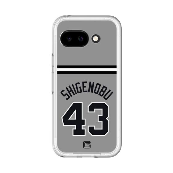 スリムプロテクションプレミアムケース［ 読売ジャイアンツ - #43 SHIGENOBU - ビジター ］