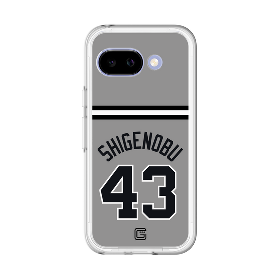 スリムプロテクションプレミアムケース［ 読売ジャイアンツ - #43 SHIGENOBU - ビジター ］