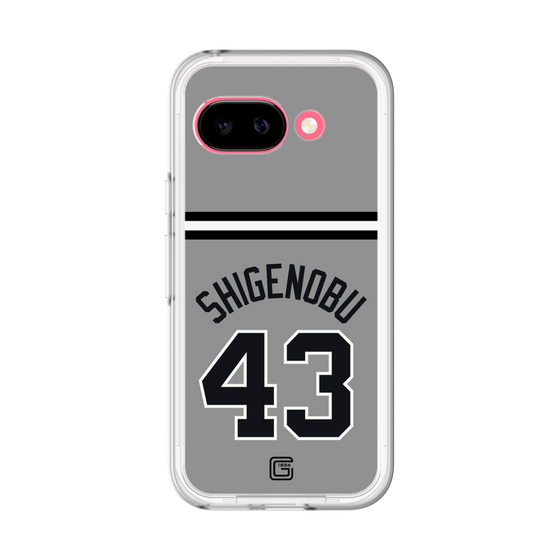 スリムプロテクションプレミアムケース［ 読売ジャイアンツ - #43 SHIGENOBU - ビジター ］