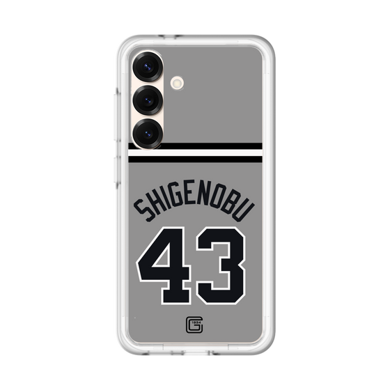 スリムプロテクションプレミアムケース［ 読売ジャイアンツ - #43 SHIGENOBU - ビジター ］