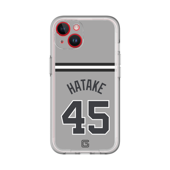 スリムプロテクションプレミアムケース［ 読売ジャイアンツ - #45 HATAKE - ビジター ］