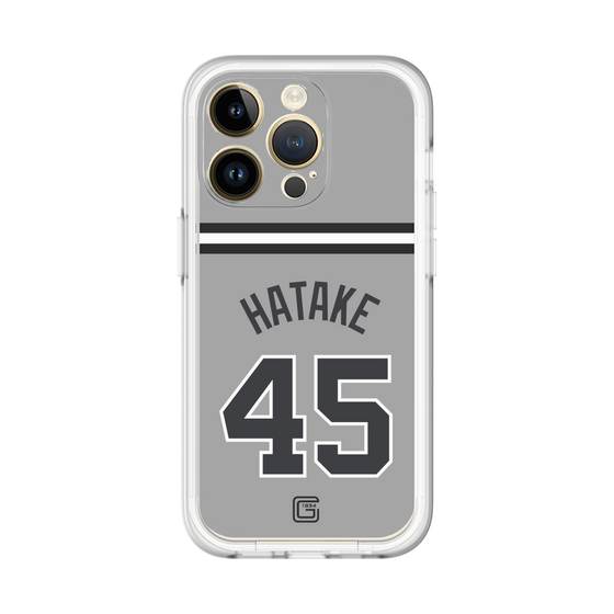 スリムプロテクションプレミアムケース［ 読売ジャイアンツ - #45 HATAKE - ビジター ］