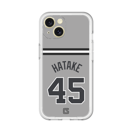 スリムプロテクションプレミアムケース［ 読売ジャイアンツ - #45 HATAKE - ビジター ］