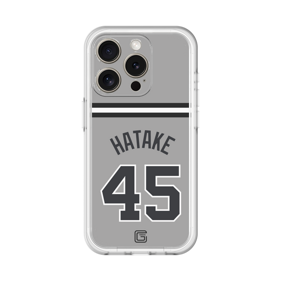 スリムプロテクションプレミアムケース［ 読売ジャイアンツ - #45 HATAKE - ビジター ］