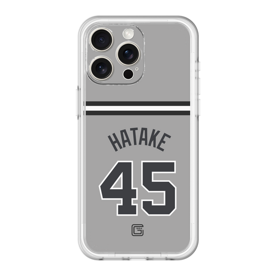 スリムプロテクションプレミアムケース［ 読売ジャイアンツ - #45 HATAKE - ビジター ］