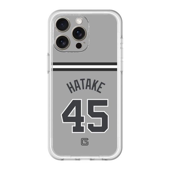 スリムプロテクションプレミアムケース［ 読売ジャイアンツ - #45 HATAKE - ビジター ］