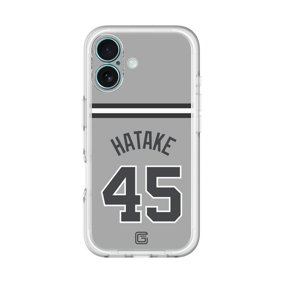 スリムプロテクションプレミアムケース［ 読売ジャイアンツ - #45 HATAKE - ビジター ］