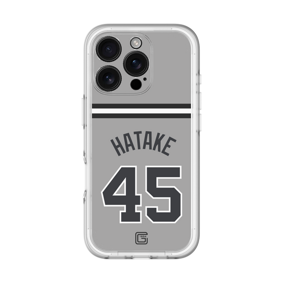 スリムプロテクションプレミアムケース［ 読売ジャイアンツ - #45 HATAKE - ビジター ］