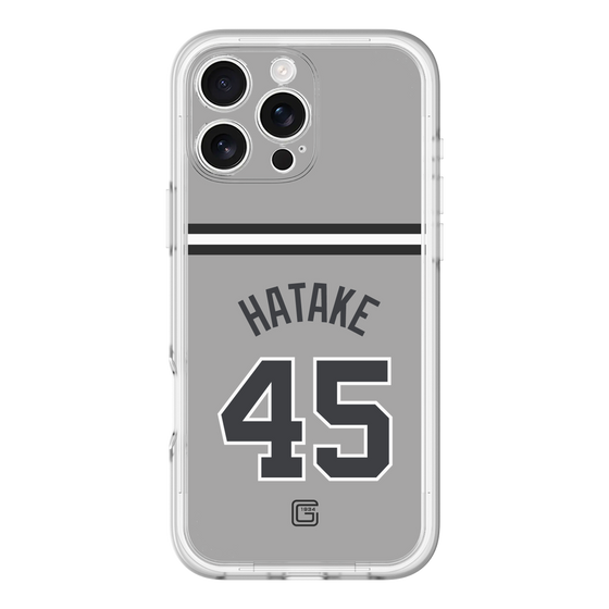 スリムプロテクションプレミアムケース［ 読売ジャイアンツ - #45 HATAKE - ビジター ］
