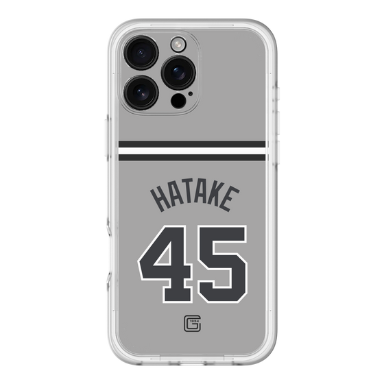 スリムプロテクションプレミアムケース［ 読売ジャイアンツ - #45 HATAKE - ビジター ］