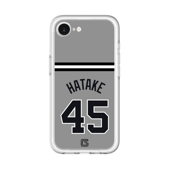 スリムプロテクションプレミアムケース［ 読売ジャイアンツ - #45 HATAKE - ビジター ］